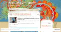 Desktop Screenshot of mommystayshome.wordpress.com