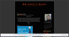 Desktop Screenshot of mrteen.wordpress.com