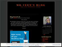 Tablet Screenshot of mrteen.wordpress.com