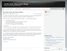 Tablet Screenshot of glutenfoodallergy.wordpress.com