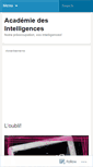 Mobile Screenshot of academiedesintelligences.wordpress.com