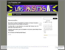 Tablet Screenshot of lospaisitas.wordpress.com