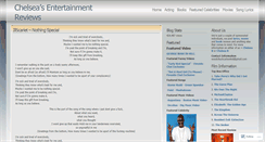 Desktop Screenshot of chelseasreviews.wordpress.com