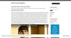 Desktop Screenshot of irishmusicplaylist.wordpress.com