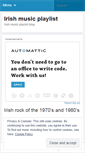 Mobile Screenshot of irishmusicplaylist.wordpress.com
