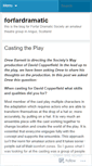 Mobile Screenshot of forfardramatic.wordpress.com