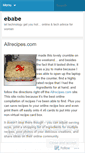 Mobile Screenshot of ebabe.wordpress.com