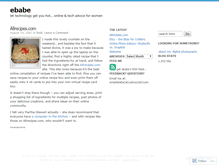 Tablet Screenshot of ebabe.wordpress.com