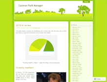 Tablet Screenshot of caravanparkmanager.wordpress.com