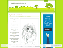 Tablet Screenshot of pocomadeline.wordpress.com