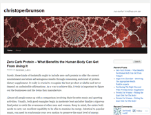 Tablet Screenshot of christoperbrunson.wordpress.com
