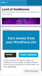 Mobile Screenshot of landofgoddesses.wordpress.com