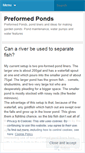 Mobile Screenshot of preformedponds.wordpress.com