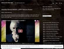 Tablet Screenshot of divas0fdestruction.wordpress.com