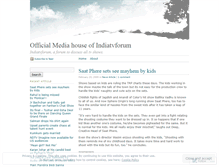 Tablet Screenshot of indiatvforum.wordpress.com