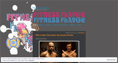 Desktop Screenshot of fitnessflavor.wordpress.com