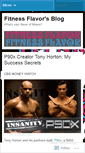 Mobile Screenshot of fitnessflavor.wordpress.com