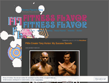 Tablet Screenshot of fitnessflavor.wordpress.com