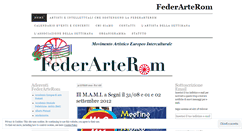 Desktop Screenshot of federarterom.wordpress.com