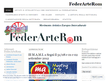 Tablet Screenshot of federarterom.wordpress.com