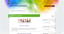 Desktop Screenshot of interdisciplinario.wordpress.com