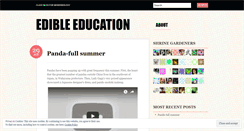 Desktop Screenshot of edibleeducation.wordpress.com