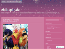 Tablet Screenshot of childsplaydc.wordpress.com