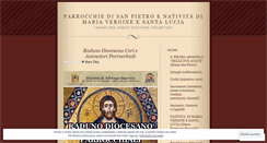 Desktop Screenshot of parrocchiasanpietroeborganzo.wordpress.com