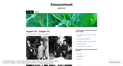 Desktop Screenshot of francevermont.wordpress.com