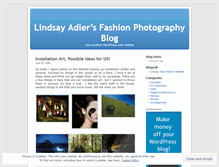 Tablet Screenshot of fashionadler.wordpress.com