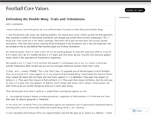 Tablet Screenshot of footballcorevalues.wordpress.com