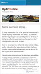 Mobile Screenshot of optimistine.wordpress.com