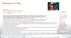 Desktop Screenshot of miningmaven.wordpress.com