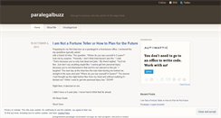 Desktop Screenshot of paralegalbuzz.wordpress.com