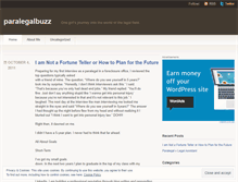 Tablet Screenshot of paralegalbuzz.wordpress.com