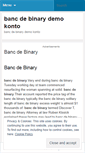 Mobile Screenshot of ftlauderdale.bancdebinarydemokonto.wordpress.com