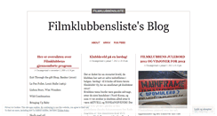 Desktop Screenshot of filmklubbensliste.wordpress.com