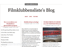 Tablet Screenshot of filmklubbensliste.wordpress.com