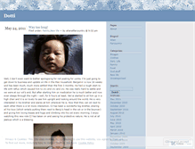 Tablet Screenshot of dottidot.wordpress.com