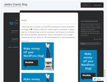 Tablet Screenshot of chaoticjaela11.wordpress.com