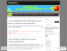 Tablet Screenshot of bloogforyou.wordpress.com