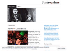 Tablet Screenshot of justregulars.wordpress.com