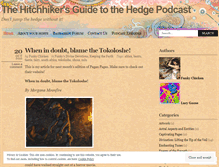 Tablet Screenshot of hitchhikershedge.wordpress.com