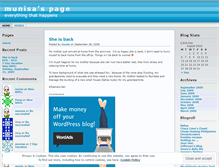 Tablet Screenshot of munisa.wordpress.com
