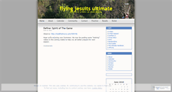 Desktop Screenshot of flyingjesuits.wordpress.com