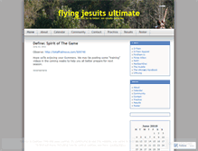 Tablet Screenshot of flyingjesuits.wordpress.com