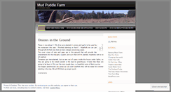 Desktop Screenshot of mudpuddlefarmoregon.wordpress.com