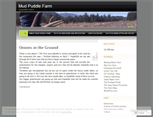 Tablet Screenshot of mudpuddlefarmoregon.wordpress.com