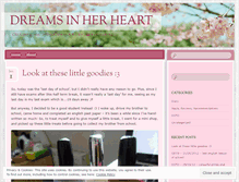 Tablet Screenshot of dreamsinherheart.wordpress.com