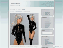 Tablet Screenshot of cheekychic.wordpress.com